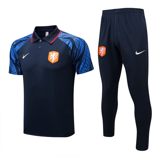 Polo Niederlande Komplett-Set 2022-23 Blau